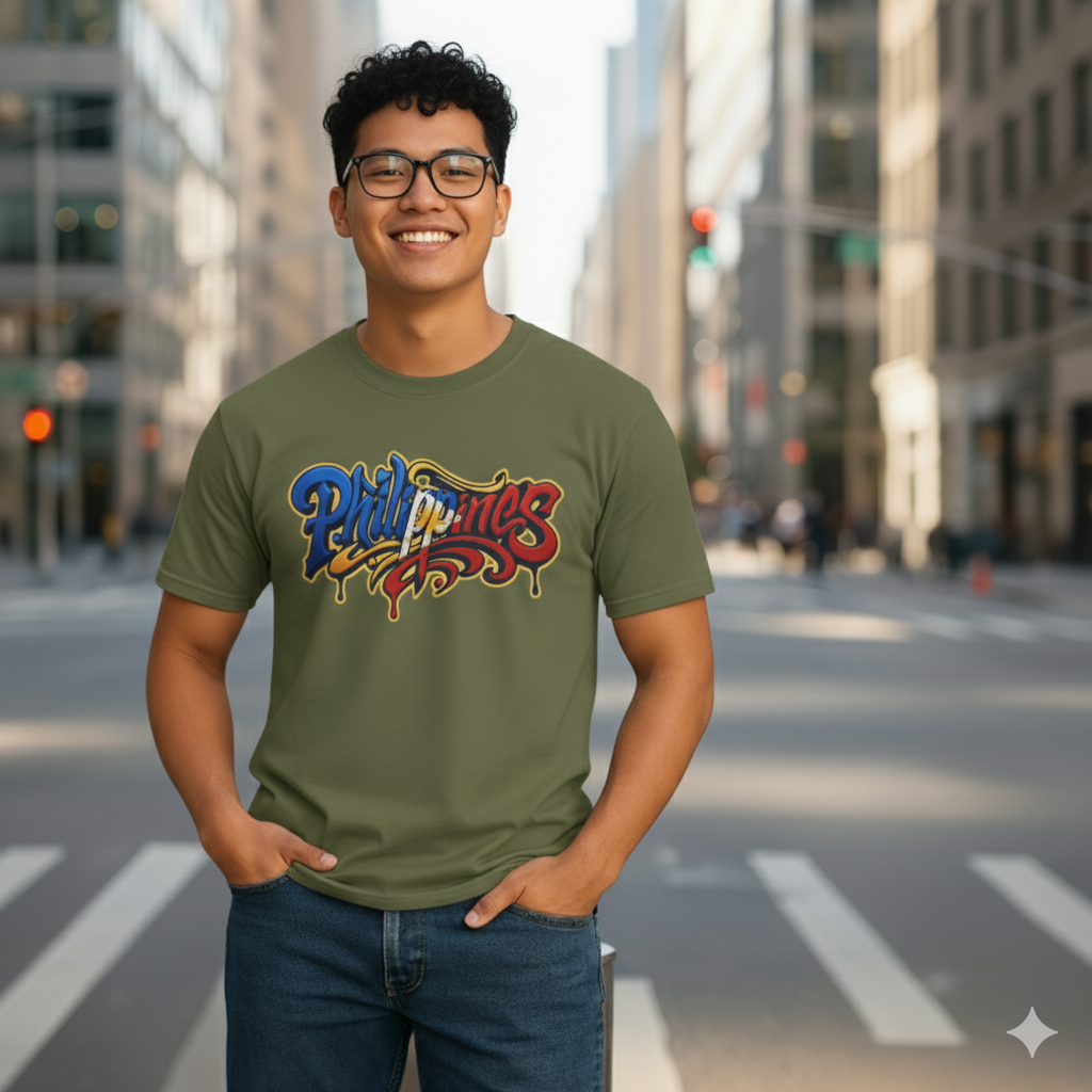 Philippines Graffiti T-Shirt – Filipino Streetwear Style