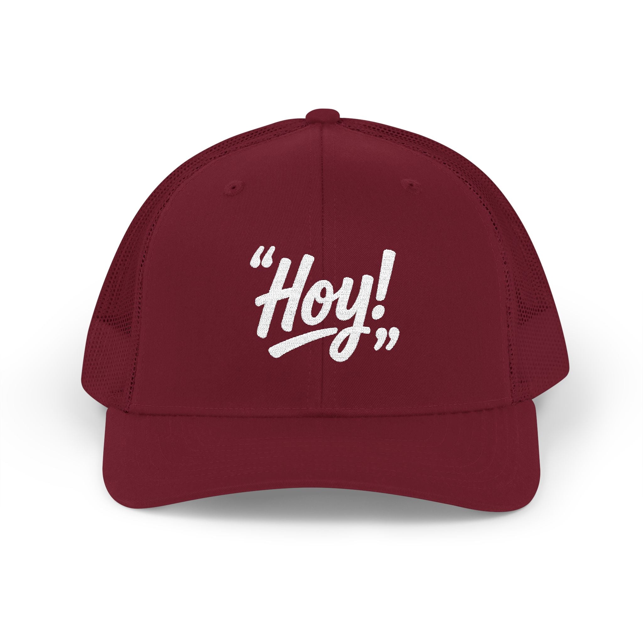 Embroidered Snapback Trucker Cap - Hoy
