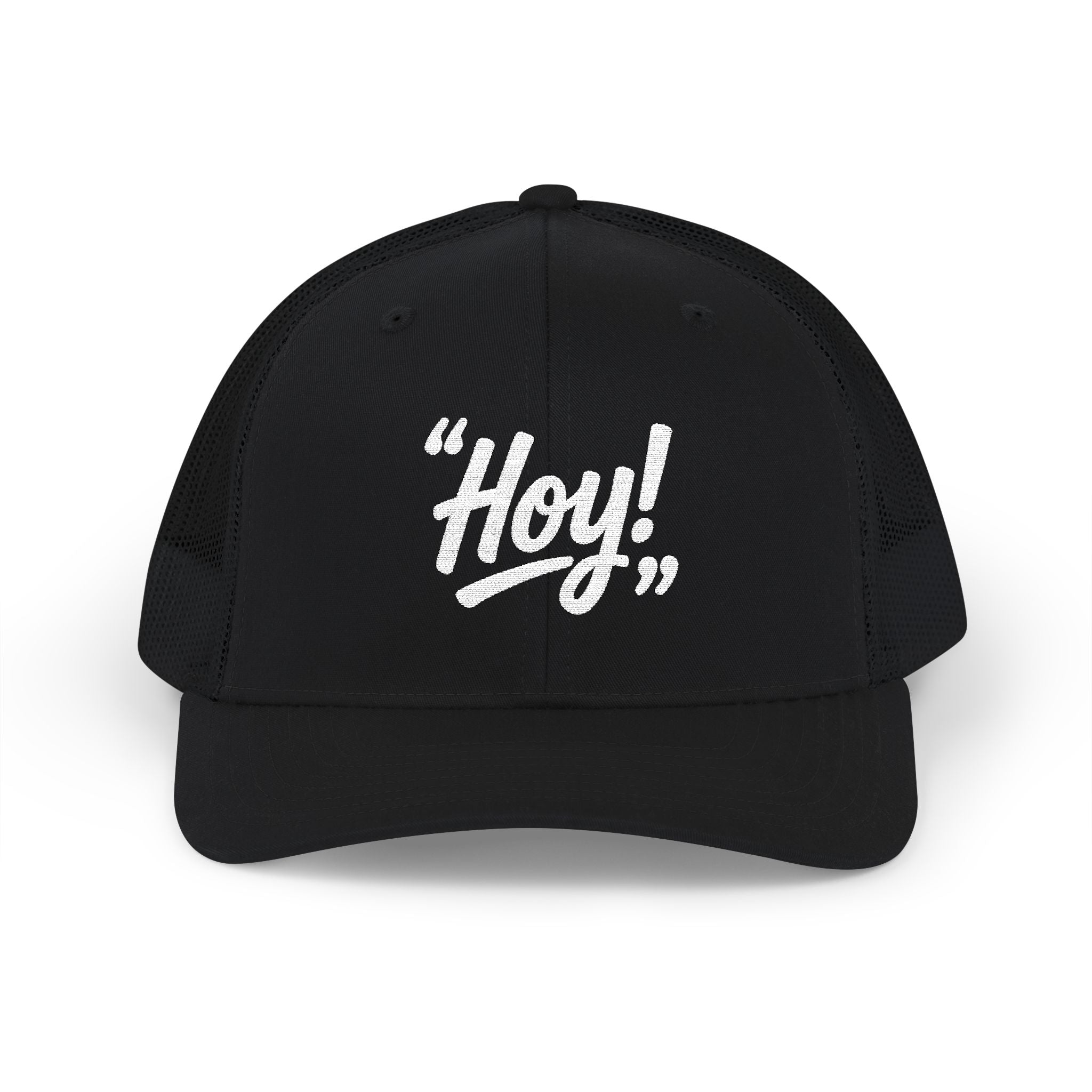 Embroidered Snapback Trucker Cap - Hoy