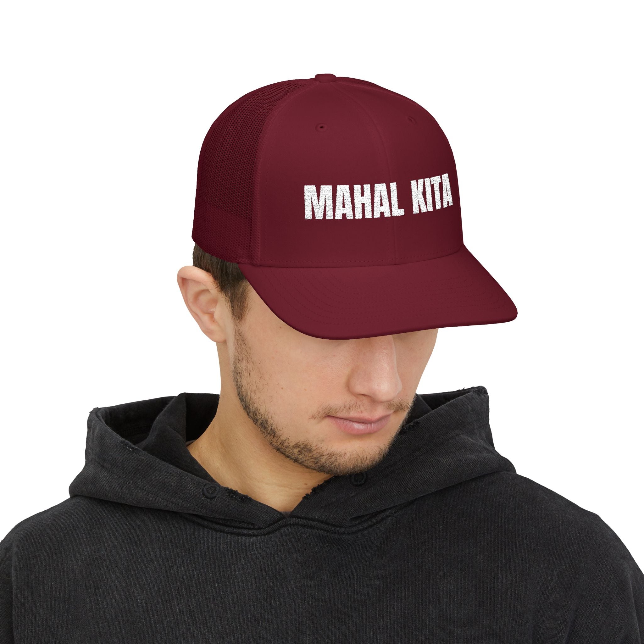 Embroidered Trucker Cap - Mahal Kita Hat
