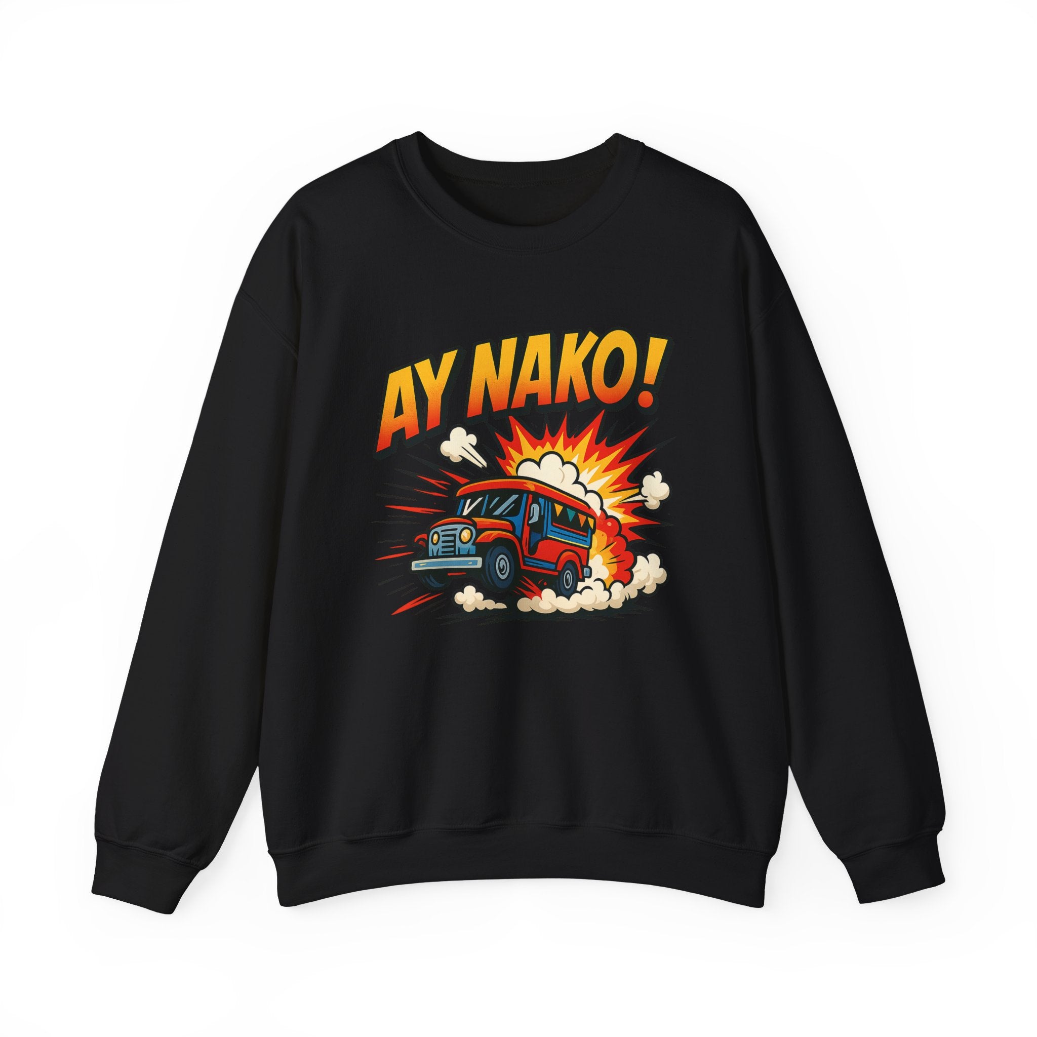 Fun 'AY NAKO!' Graphic Sweatshirt, Unisex Cozy Crewneck, Casual Outfit, Gift for Friends, Funny Sweatshirt