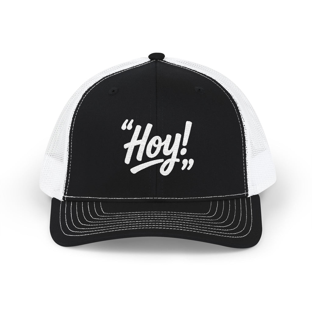 Embroidered Snapback Trucker Cap - Hoy
