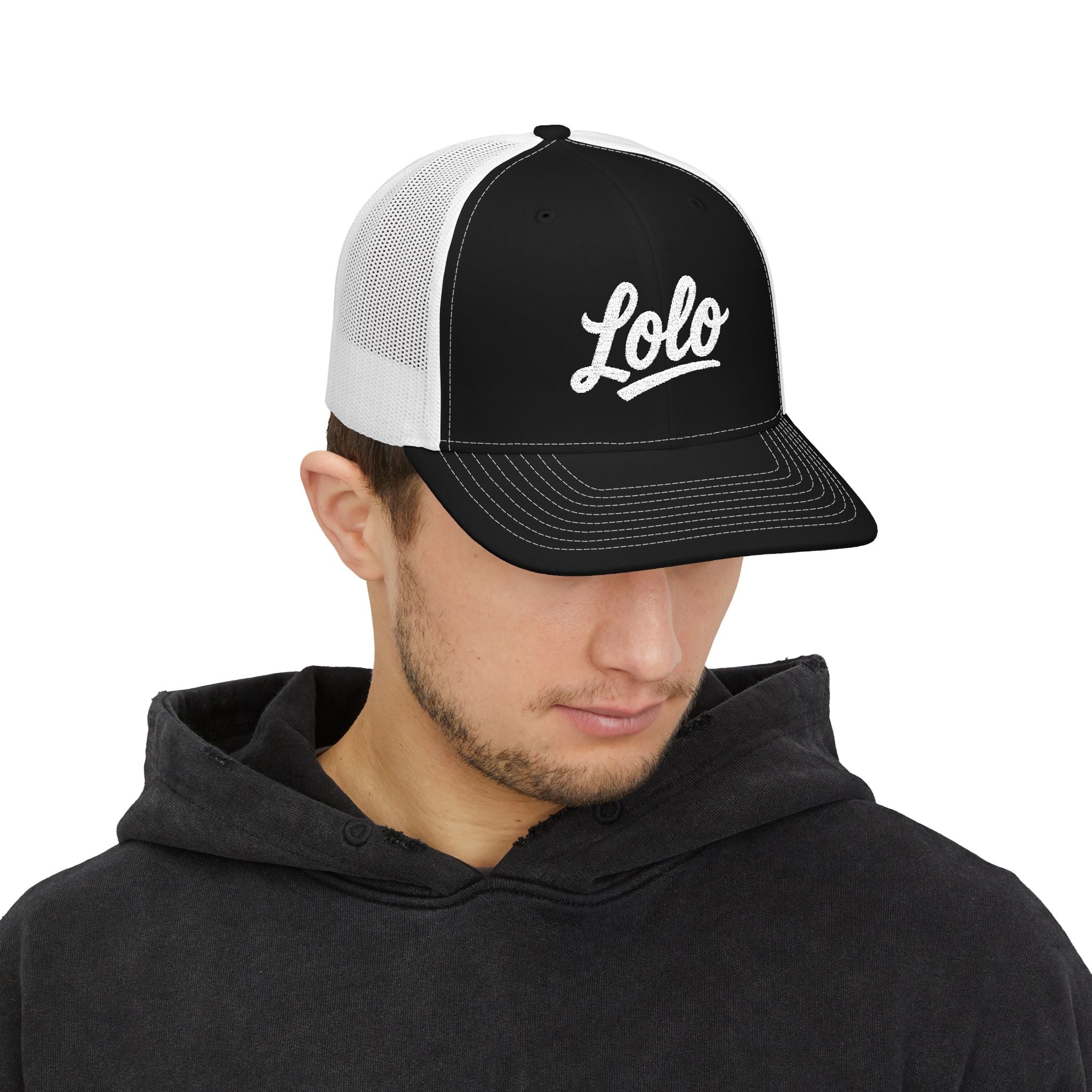 Embroidered Snapback Cap - Lolo Hat Design