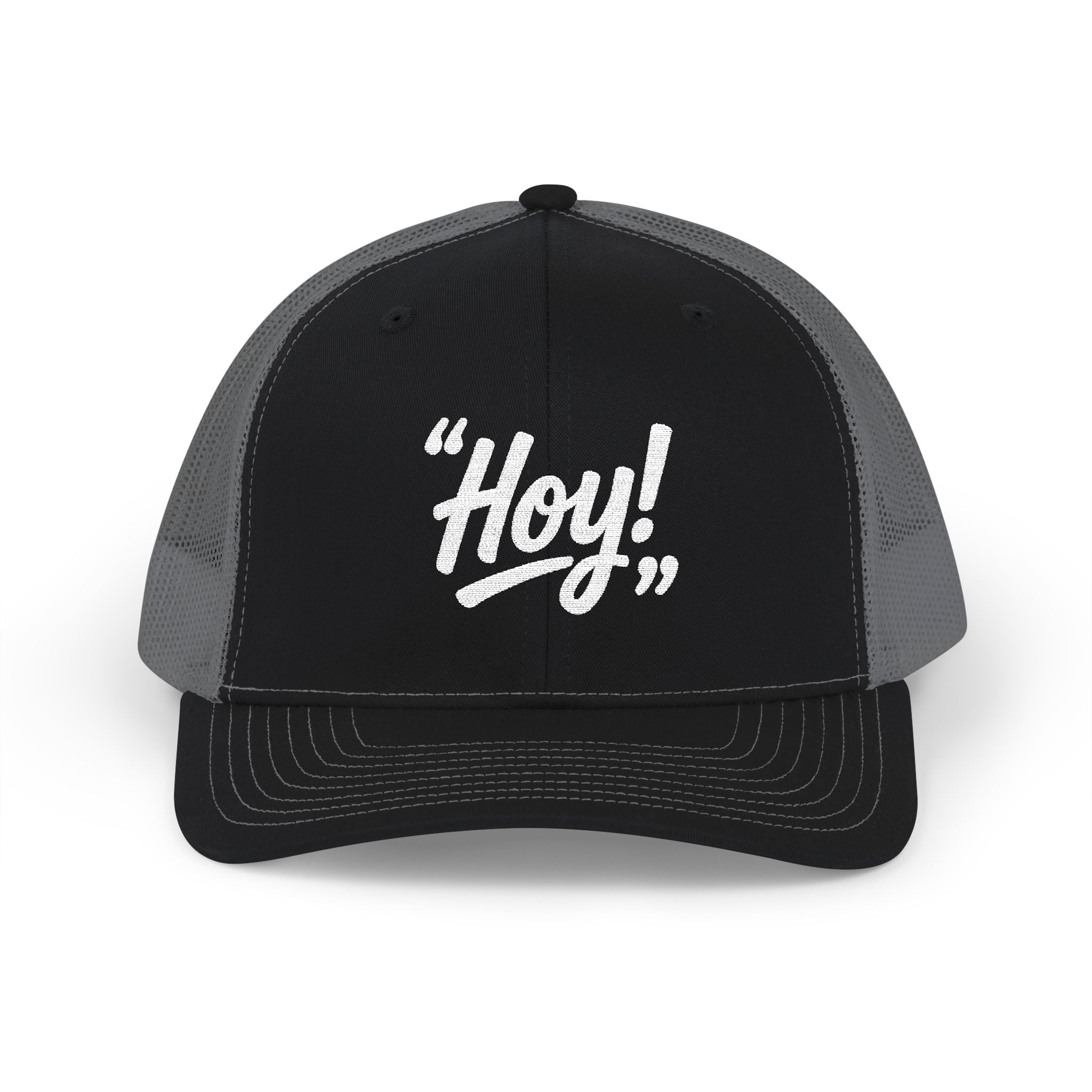 Embroidered Snapback Trucker Cap - Hoy