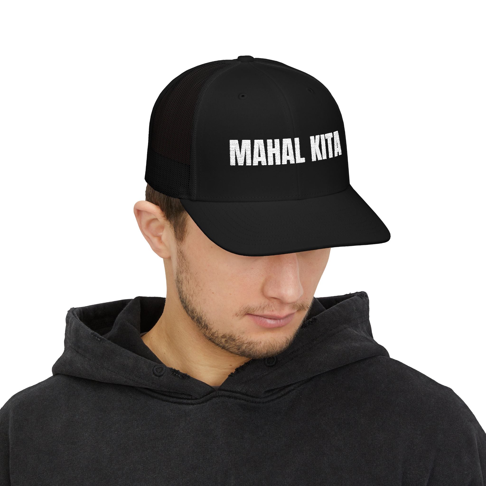Embroidered Trucker Cap - Mahal Kita Hat