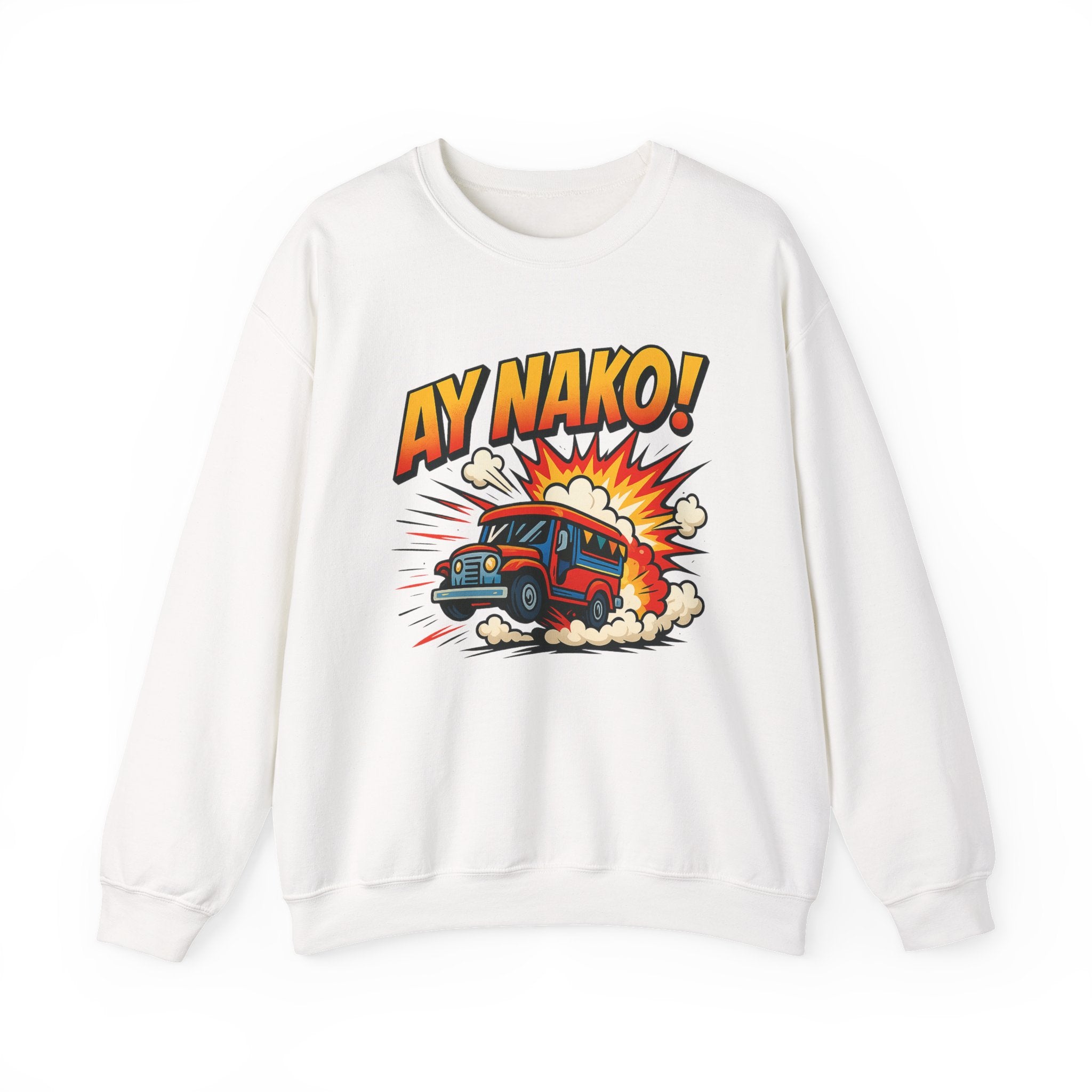 Fun 'AY NAKO!' Graphic Sweatshirt, Unisex Cozy Crewneck, Casual Outfit, Gift for Friends, Funny Sweatshirt