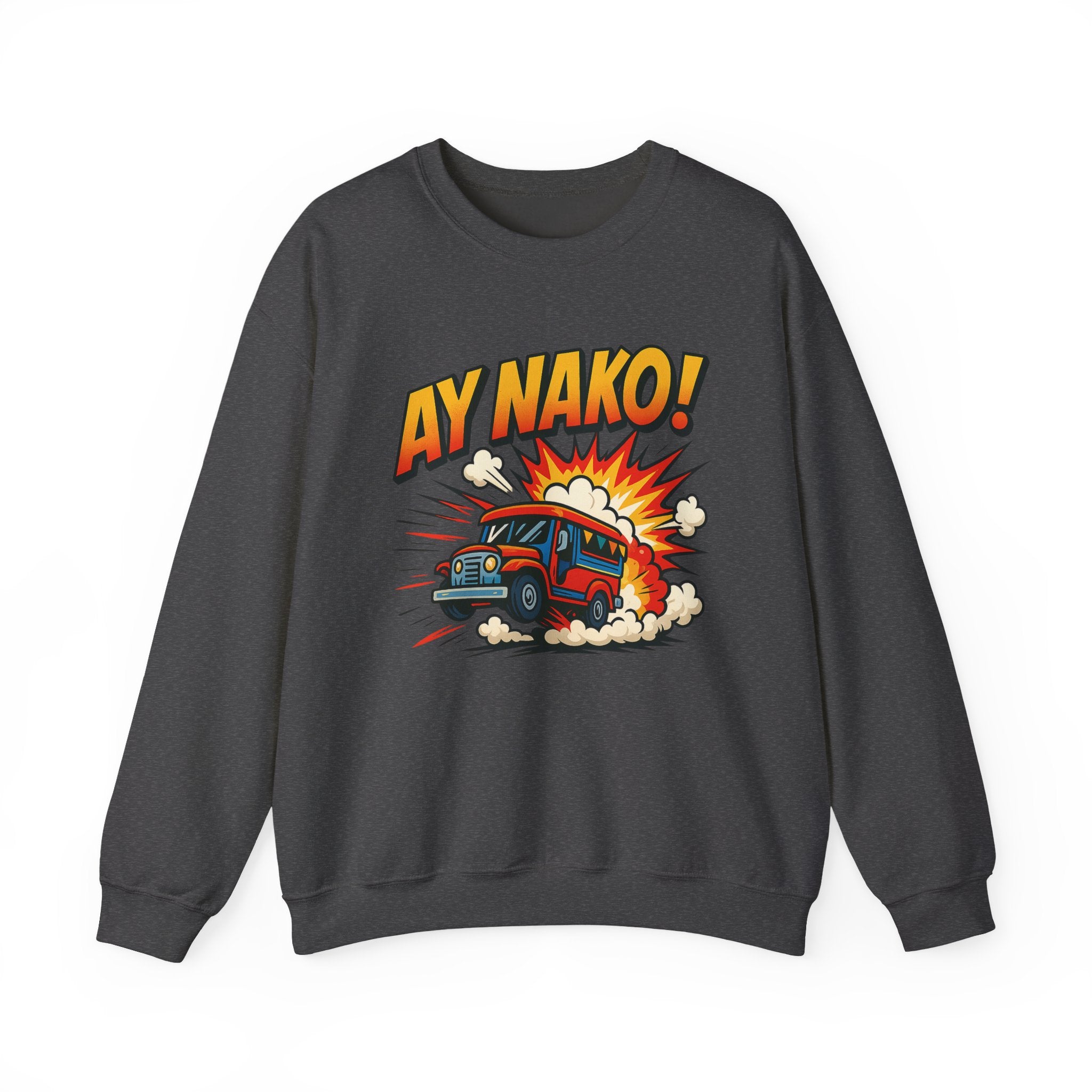 Fun 'AY NAKO!' Graphic Sweatshirt, Unisex Cozy Crewneck, Casual Outfit, Gift for Friends, Funny Sweatshirt