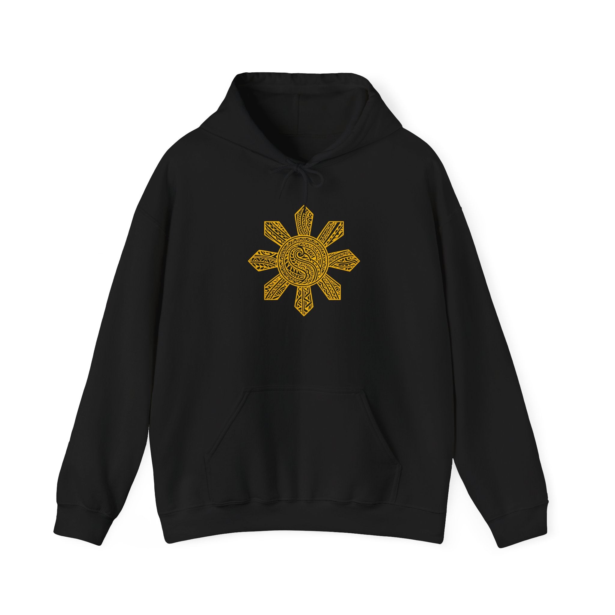 Bohemian Sun Graphic Hoodie - Unisex Heavy Blend Sweatshirt, Cozy Layer, Gift for Him/Her, Festival Fashion, Everyday Wear