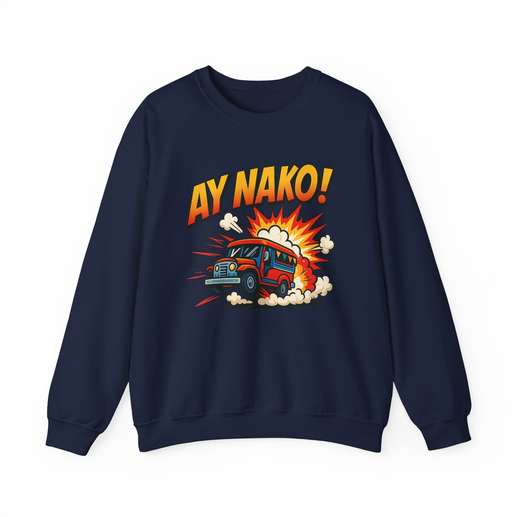 Fun 'AY NAKO!' Graphic Sweatshirt, Unisex Cozy Crewneck, Casual Outfit, Gift for Friends, Funny Sweatshirt