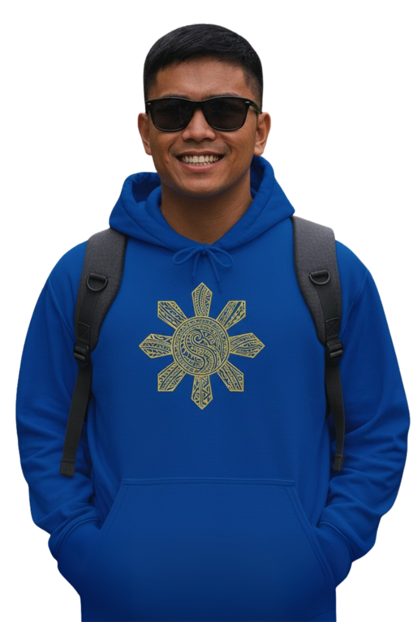 Bohemian Sun Graphic Hoodie - Unisex Heavy Blend Sweatshirt, Cozy Layer, Gift for Him/Her, Festival Fashion, Everyday Wear
